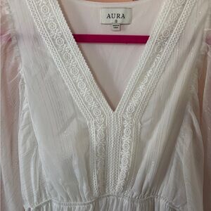 Aura Ivory Lace Dress